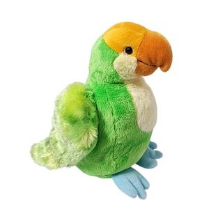 Ganz Stuffed Parrot Plush Toy Green‎ Orange Yellow Blue Bird
